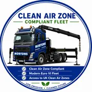 Clean Air Zone compliant — modern Euro VI HIAB fleet