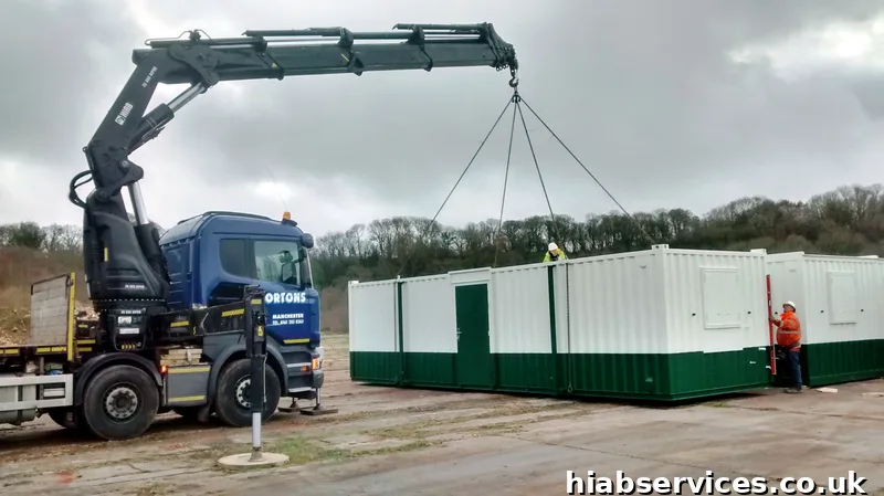 Crane hire lifting service