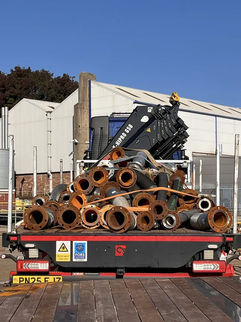 HIAB container transport Birkenhead near Warrington