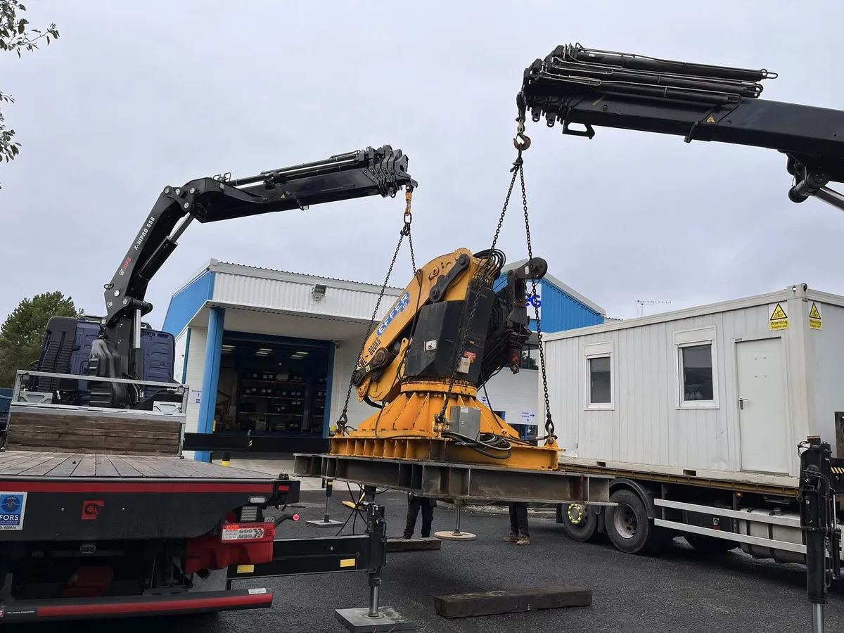 HIAB delivery job at Knowsley ready for dispatch UK