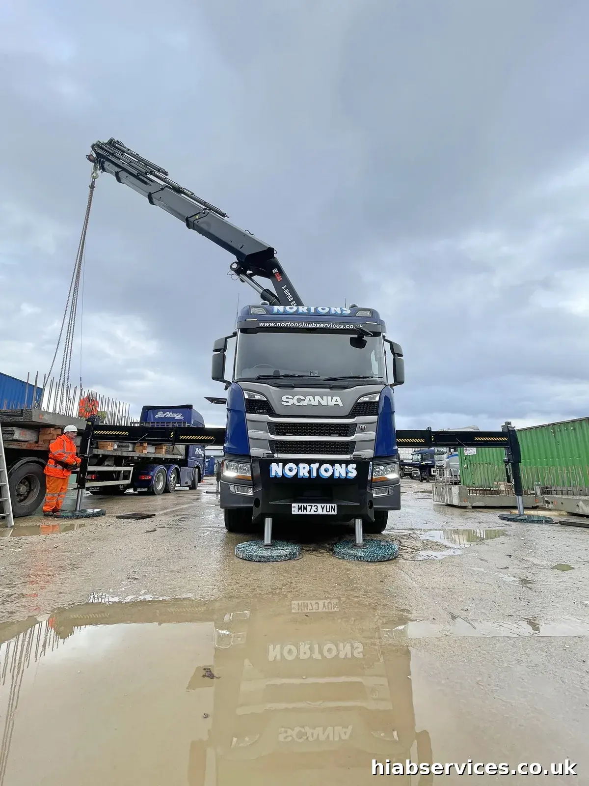 HIAB hire London fleet UK transport