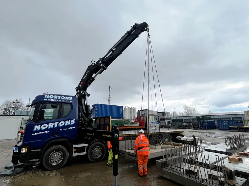 HIAB XS 700 crane delivery service UK