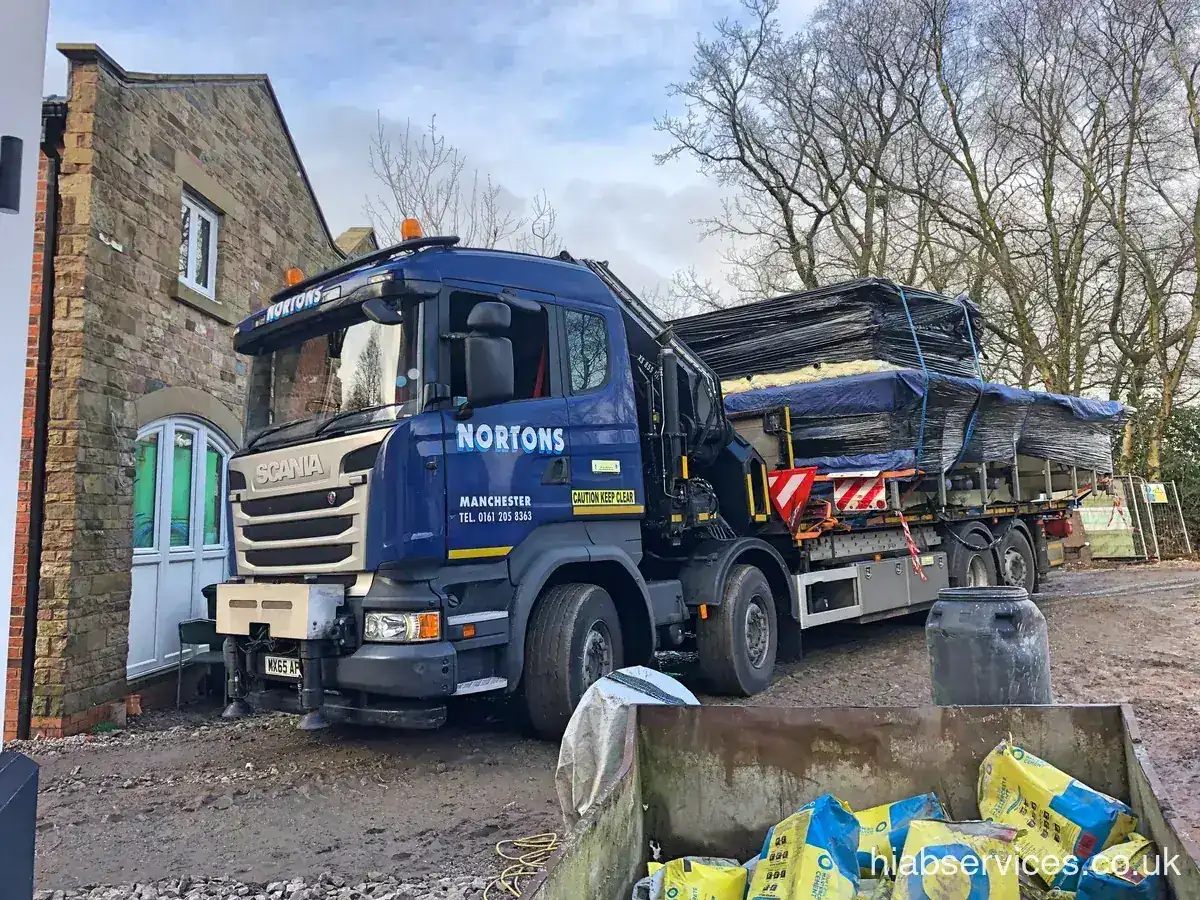 HIAB lorry and driver hire UK