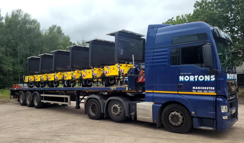 Machinery delivery run UK