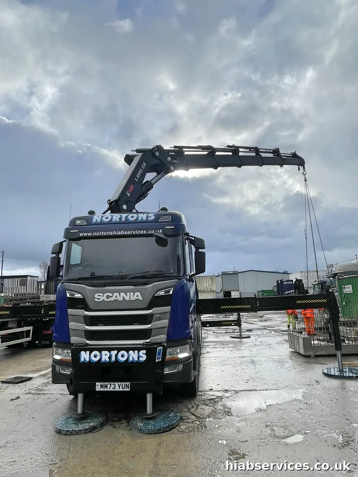 HIAB crane hire lifting Bolton Greater Manchester