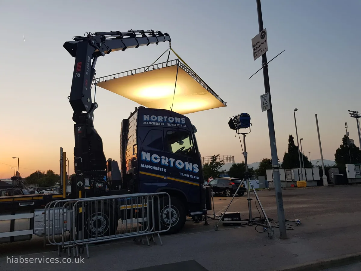 HIAB billboard and signage installation across the UK