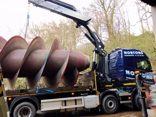 Specialist water turbine delivery