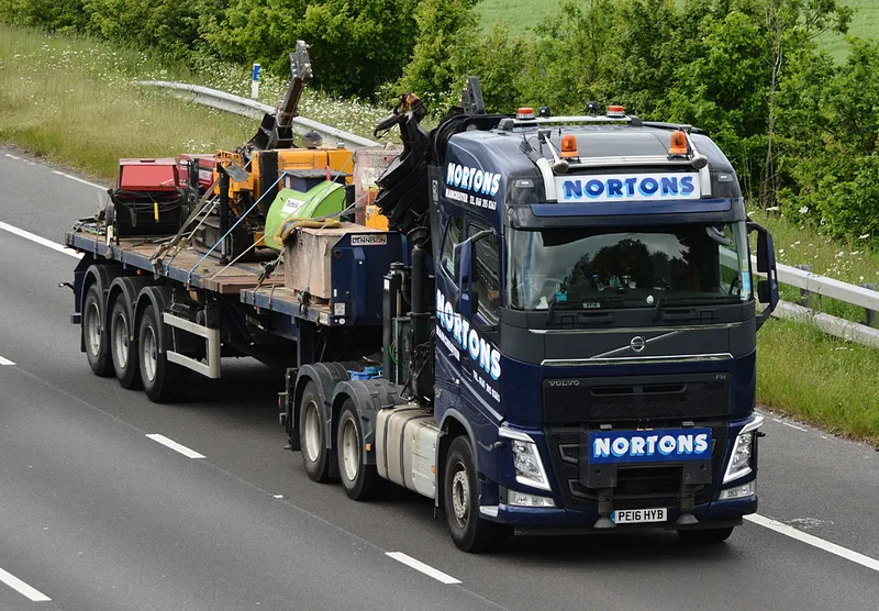 Delivery run near Gretna Scotland border