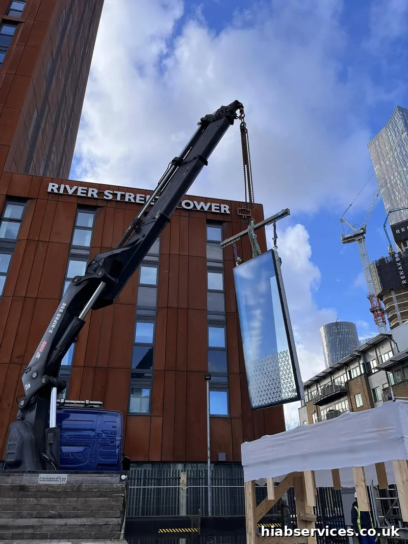 HIAB rigid transport Manchester UK