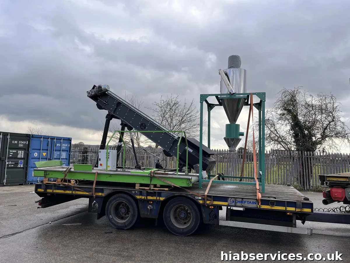 HIAB low loader hire UK