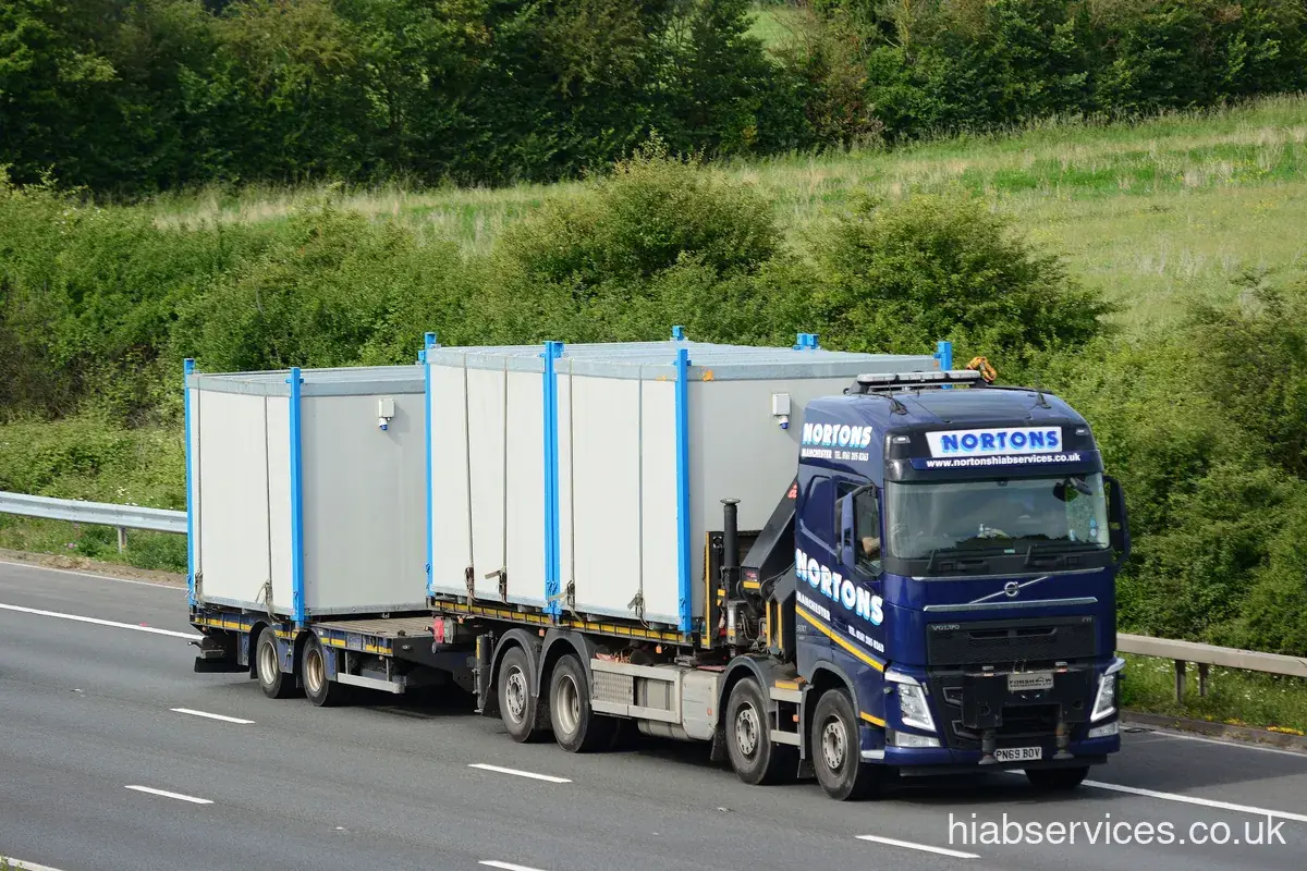 HIAB transport to Scotland